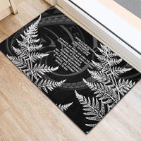 New Zealand Black Fern 7s Rubber Doormat History World Cup Sevens LT9 - Polynesian Pride