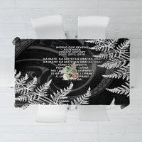 New Zealand Black Fern 7s Tablecloth History World Cup Sevens LT9 Black - Polynesian Pride