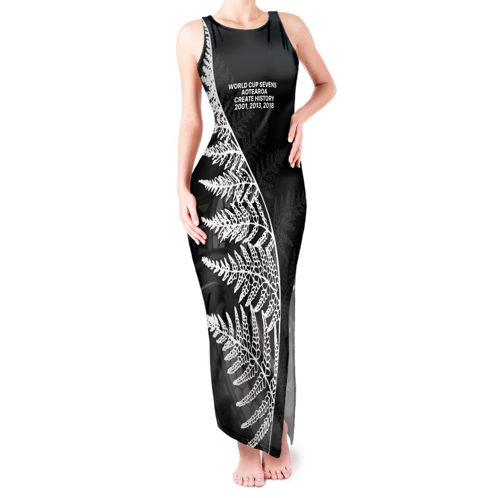 New Zealand Black Fern 7s Tank Maxi Dress History World Cup Sevens