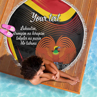 Personalised Papua Niugini Tok Pisin Wik Beach Blanket LT9 - Polynesian Pride