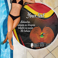 Personalised Papua Niugini Tok Pisin Wik Beach Blanket LT9 - Polynesian Pride