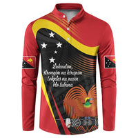 Personalised Papua Niugini Tok Pisin Wik Button Sweatshirt
