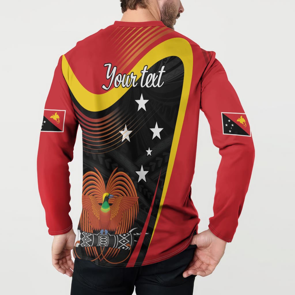 Personalised Papua Niugini Tok Pisin Wik Button Sweatshirt