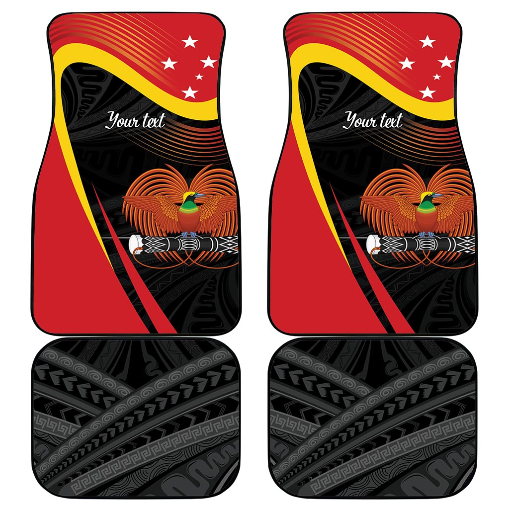 Personalised Papua Niugini Tok Pisin Wik Car Mats LT9 - Polynesian Pride