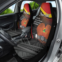 Personalised Papua Niugini Tok Pisin Wik Car Seat Cover