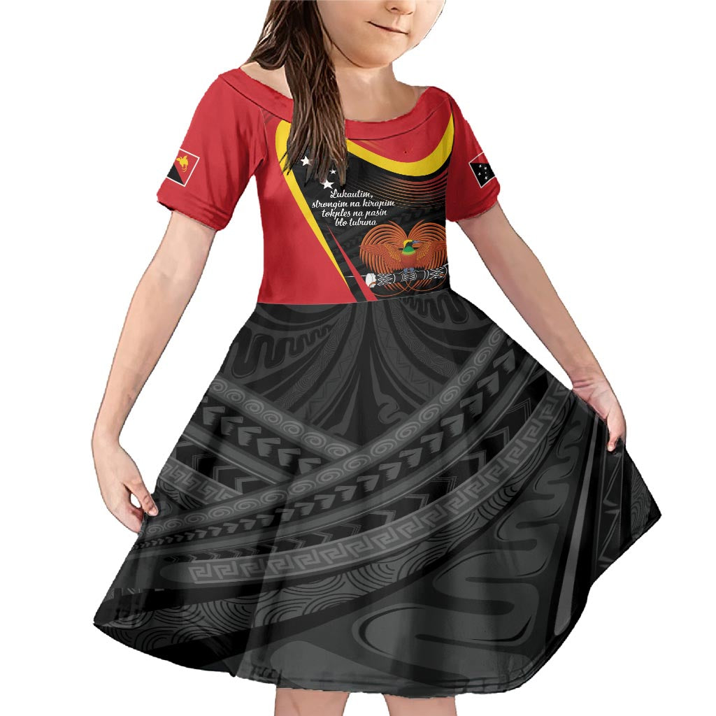 Personalised Papua Niugini Tok Pisin Wik Family Matching Mermaid Dress and Hawaiian Shirt