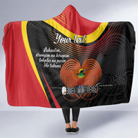 Personalised Papua Niugini Tok Pisin Wik Hooded Blanket LT9 One Size Red - Polynesian Pride