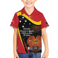 Personalised Papua Niugini Tok Pisin Wik Kid Hawaiian Shirt