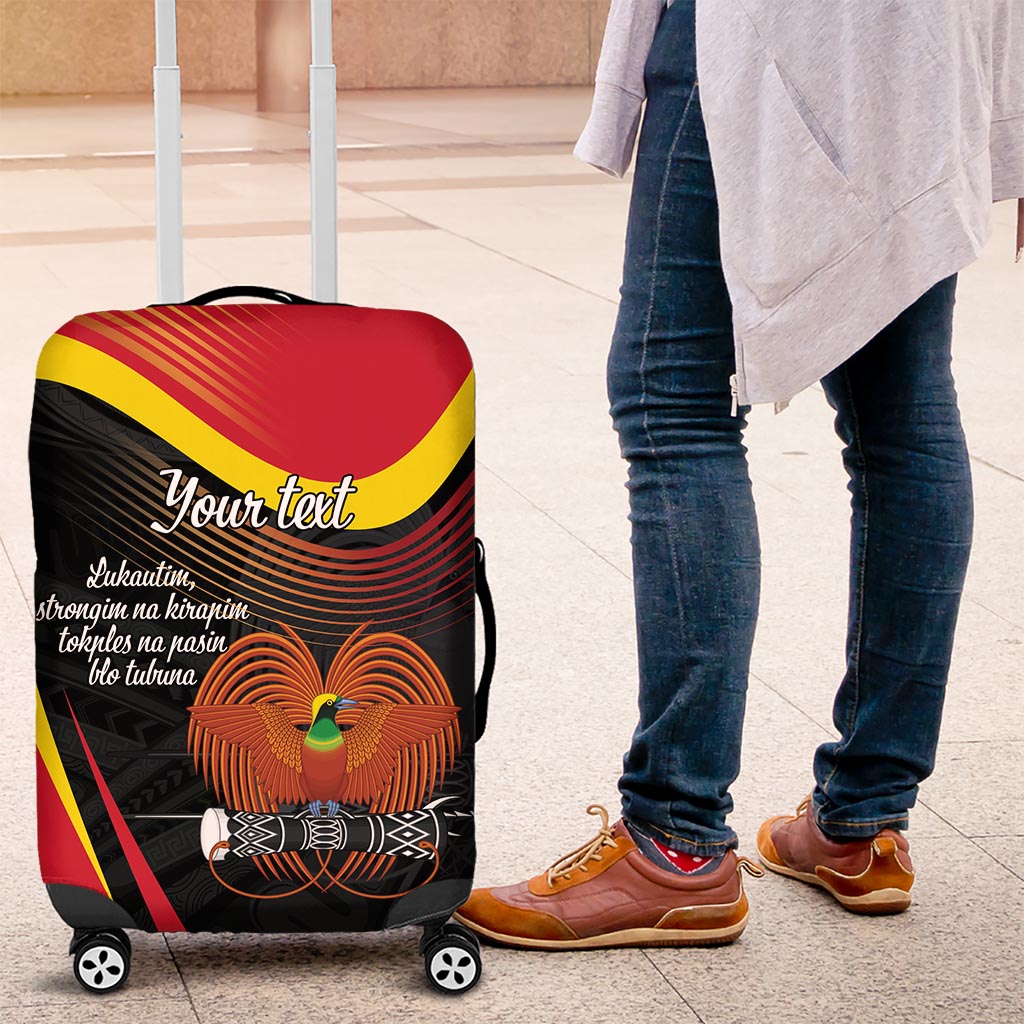 Personalised Papua Niugini Tok Pisin Wik Luggage Cover