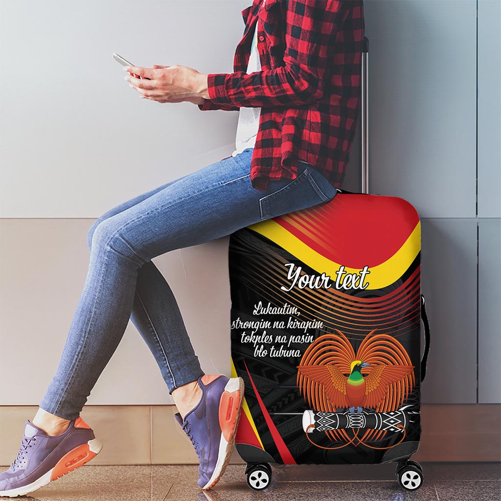 Personalised Papua Niugini Tok Pisin Wik Luggage Cover