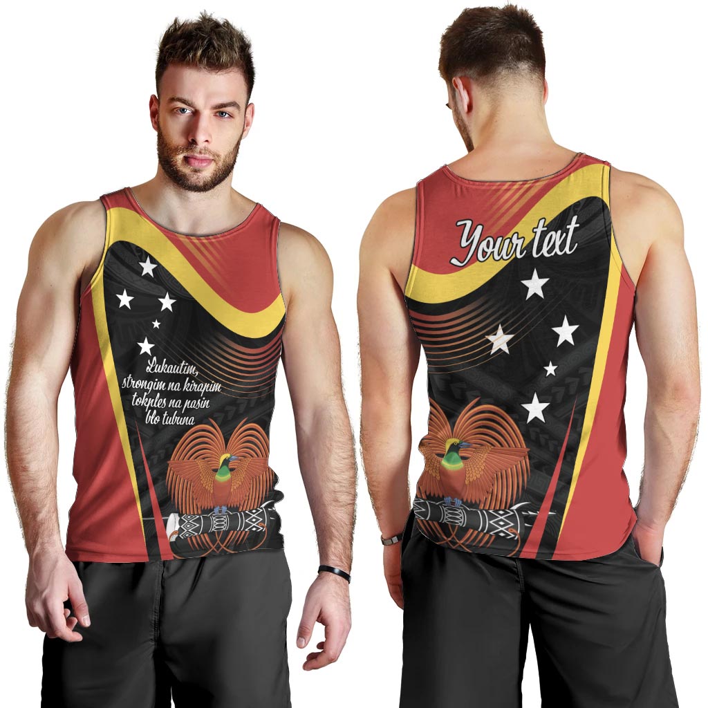 Personalised Papua Niugini Tok Pisin Wik Men Tank Top LT9 - Polynesian Pride