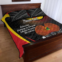 Personalised Papua Niugini Tok Pisin Wik Quilt Bed Set LT9 - Polynesian Pride