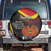 Personalised Papua Niugini Tok Pisin Wik Spare Tire Cover LT9 Red - Polynesian Pride