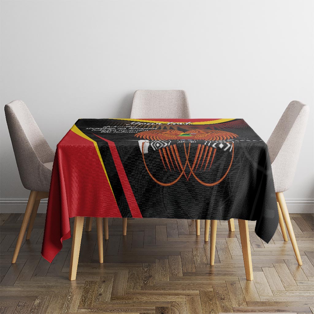 Personalised Papua Niugini Tok Pisin Wik Tablecloth LT9 - Polynesian Pride