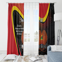 Personalised Papua Niugini Tok Pisin Wik Window Curtain LT9 - Polynesian Pride