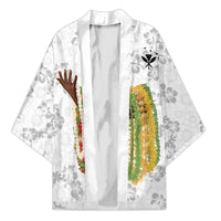 Hawaii Lei Kamehameha Kimono Ke'oke'o Seamless Pattern Hibiscus Flower