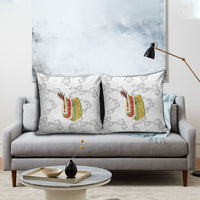 Hawaii Lei Kamehameha Pillow Cover Ke'oke'o Seamless Pattern Hibiscus Flower