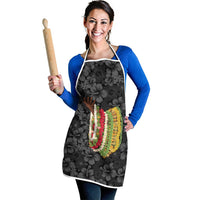 Hawaii Lei Kamehameha Apron Ele'ele Seamless Pattern Hibiscus Flower LT9 - Polynesian Pride