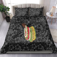 Hawaii Lei Kamehameha Bedding Set Ele'ele Seamless Pattern Hibiscus Flower LT9 - Polynesian Pride