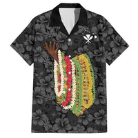Hawaii Lei Kamehameha Hawaiian Shirt Ele'ele Seamless Pattern Hibiscus Flower