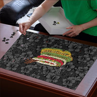 Hawaii Lei Kamehameha Puzzle Ele'ele Seamless Pattern Hibiscus Flower LT9 - Polynesian Pride