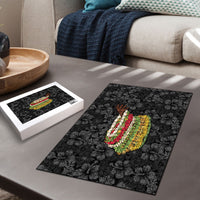 Hawaii Lei Kamehameha Puzzle Ele'ele Seamless Pattern Hibiscus Flower LT9 - Polynesian Pride