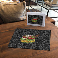 Hawaii Lei Kamehameha Puzzle Ele'ele Seamless Pattern Hibiscus Flower LT9 - Polynesian Pride