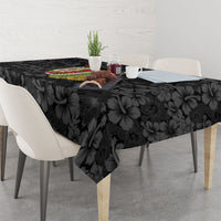 Hawaii Lei Kamehameha Tablecloth Ele'ele Seamless Pattern Hibiscus Flower LT9 - Polynesian Pride