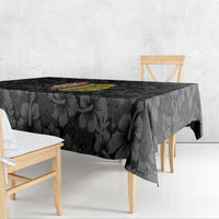 Hawaii Lei Kamehameha Tablecloth Ele'ele Seamless Pattern Hibiscus Flower LT9 - Polynesian Pride