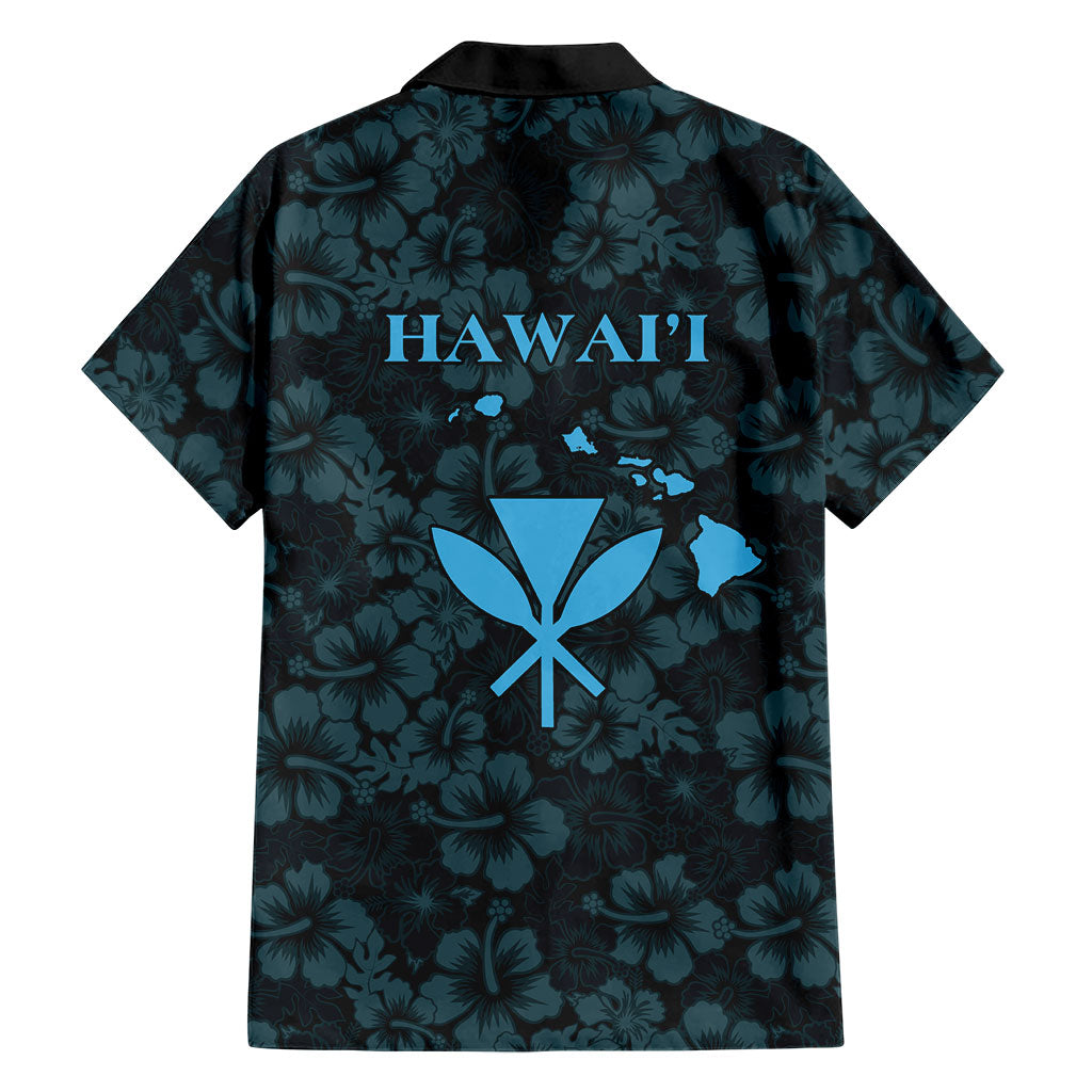 Hawaii Lei Kamehameha Family Matching Mermaid Dress and Hawaiian Shirt Uliuli Seamless Pattern Hibiscus Flower