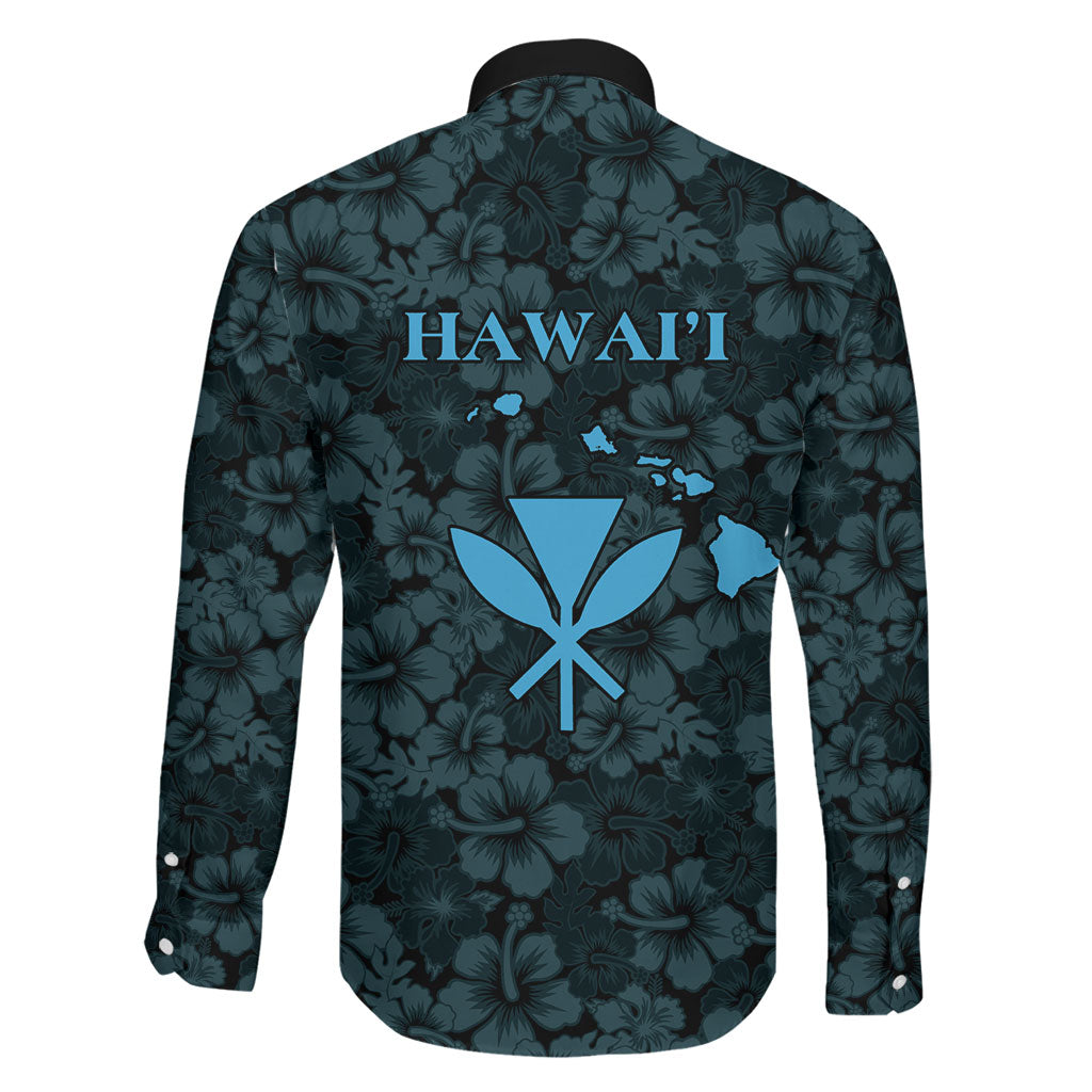 Hawaii Lei Kamehameha Family Matching Summer Maxi Dress and Hawaiian Shirt Uliuli Seamless Pattern Hibiscus Flower