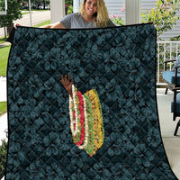 Hawaii Lei Kamehameha Quilt Uliuli Seamless Pattern Hibiscus Flower