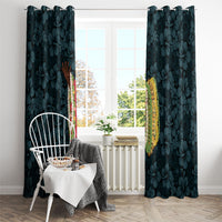 Hawaii Lei Kamehameha Window Curtain Uliuli Seamless Pattern Hibiscus Flower