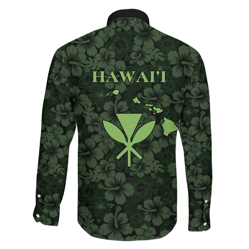 Hawaii Lei Kamehameha Family Matching Off Shoulder Short Dress and Hawaiian Shirt Oma'oma'o Seamless Pattern Hibiscus Flower