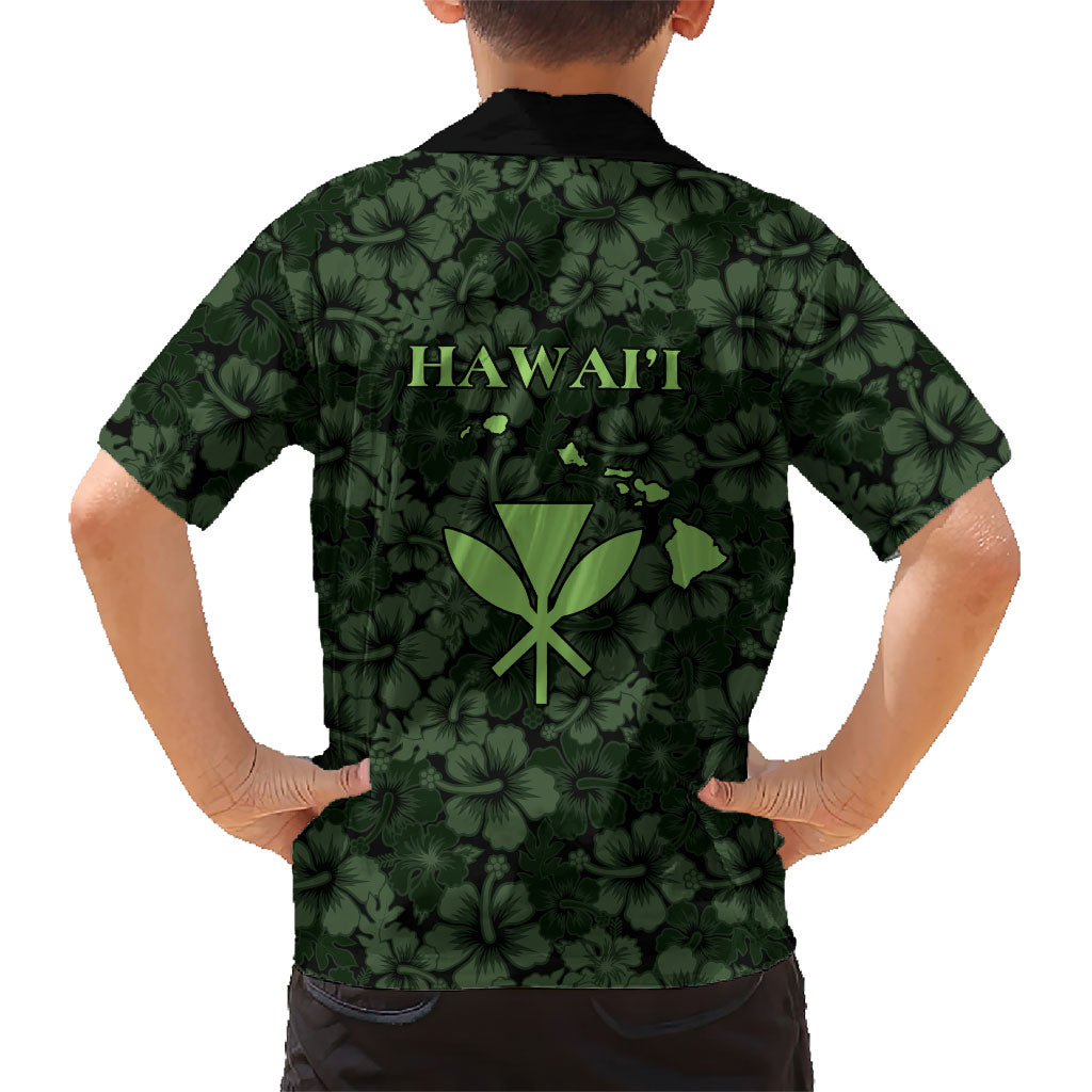 Hawaii Lei Kamehameha Hawaiian Shirt Oma'oma'o Seamless Pattern Hibiscus Flower