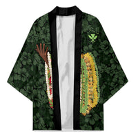 Hawaii Lei Kamehameha Kimono Oma'oma'o Seamless Pattern Hibiscus Flower