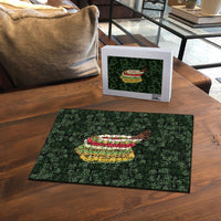 Hawaii Lei Kamehameha Puzzle Oma'oma'o Seamless Pattern Hibiscus Flower