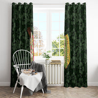 Hawaii Lei Kamehameha Window Curtain Oma'oma'o Seamless Pattern Hibiscus Flower