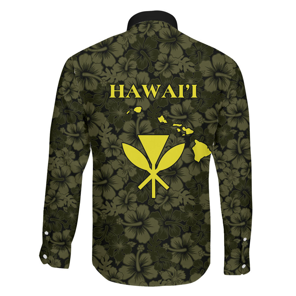 Hawaii Lei Kamehameha Family Matching Summer Maxi Dress and Hawaiian Shirt Melemele Seamless Pattern Hibiscus Flower