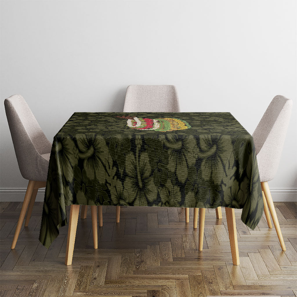 Hawaii Lei Kamehameha Tablecloth Melemele Seamless Pattern Hibiscus Flower