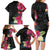 Hafa Adai Guam Family Matching Long Sleeve Bodycon Dress and Hawaiian Shirt Tropical Flowers Colorful Vibes