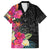 Hafa Adai Guam Family Matching Puletasi and Hawaiian Shirt Tropical Flowers Colorful Vibes