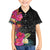 Hafa Adai Guam Family Matching Puletasi and Hawaiian Shirt Tropical Flowers Colorful Vibes