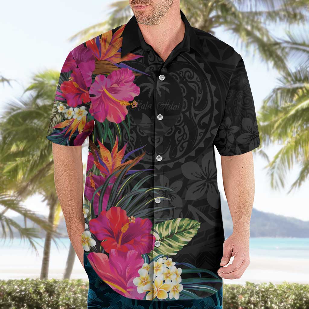 Hafa Adai Guam Hawaiian Shirt Tropical Flowers Colorful Vibes LT9 - Polynesian Pride