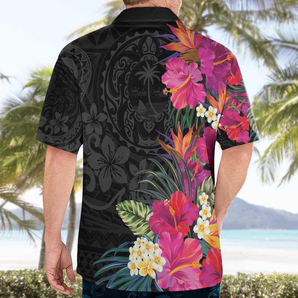 Hafa Adai Guam Hawaiian Shirt Tropical Flowers Colorful Vibes LT9 - Polynesian Pride