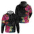 Hafa Adai Guam Hoodie Tropical Flowers Colorful Vibes