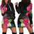 Hafa Adai Guam Hoodie Dress Tropical Flowers Colorful Vibes