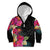 Hafa Adai Guam Kid Hoodie Tropical Flowers Colorful Vibes