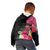 Hafa Adai Guam Kid Hoodie Tropical Flowers Colorful Vibes