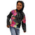 Hafa Adai Guam Kid Hoodie Tropical Flowers Colorful Vibes